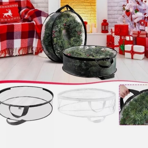 Mainstays 24" x 7.3" Wreath Storage Bag Set of 2 - Picture 7 of 9